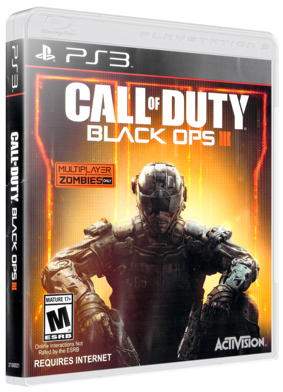 Call of Duty Black Ops III box art for Playstation 3